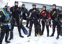 IJsduiken met duikteam ijmond